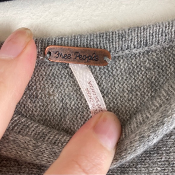 Free People A Little Too Late Cashmere Sweater - Picture 4 of 8